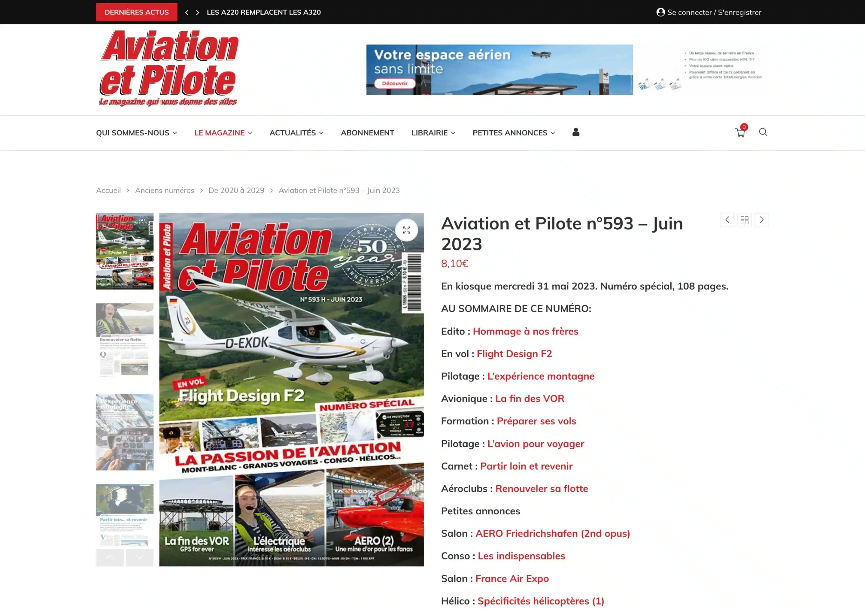 Aviation et pilote