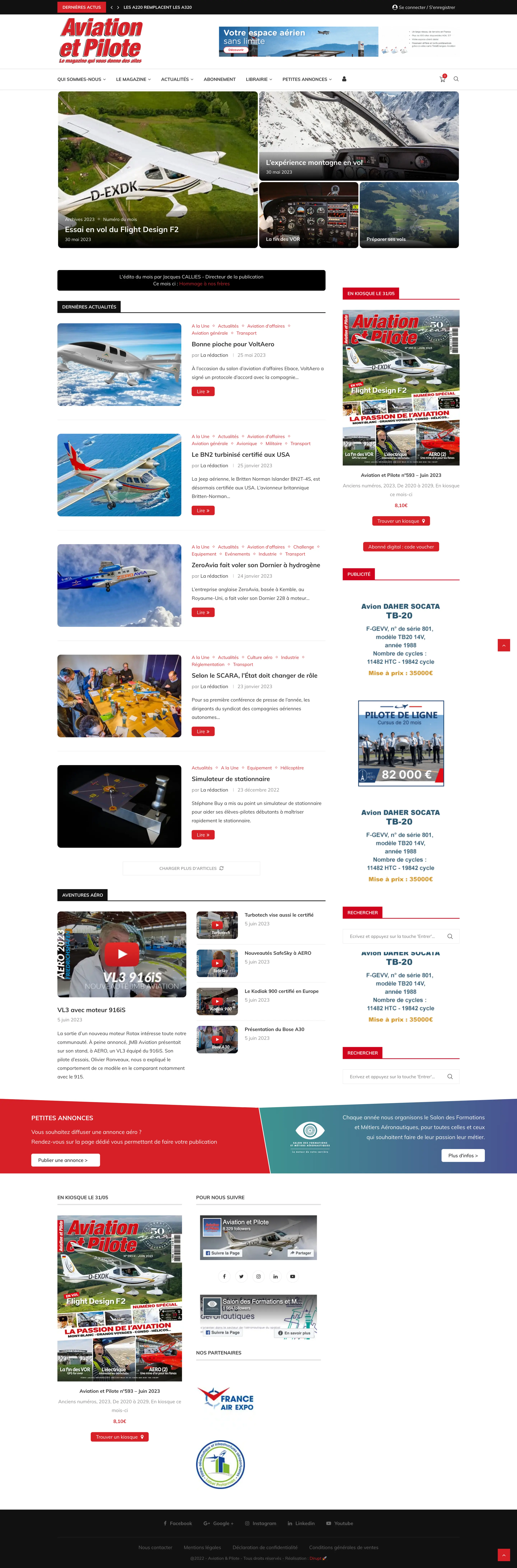 Aviation et pilote