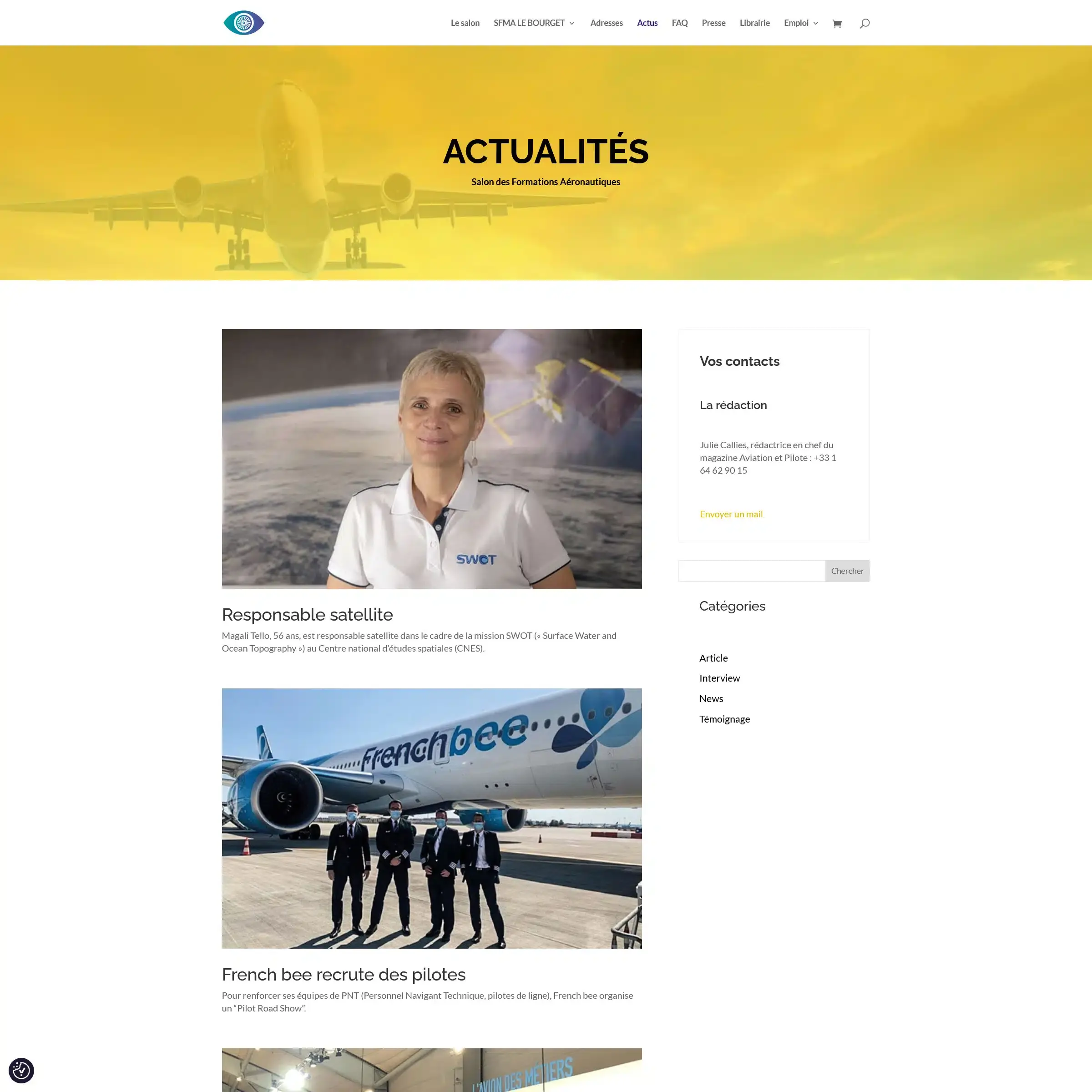 Salon des formations aéronautiques